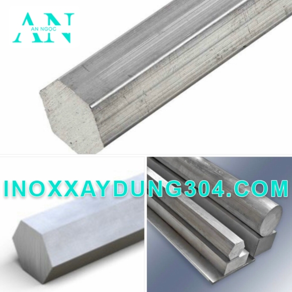 Thanh inox đặc lục giác